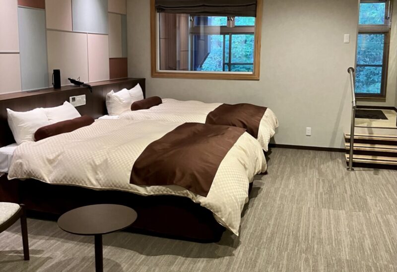 小樽朝里クラッセホテル室内温泉付プレミアム洋室ツインルームイメージ