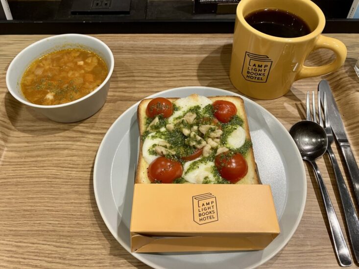 ランプライトブックスホテル朝食のイメージ