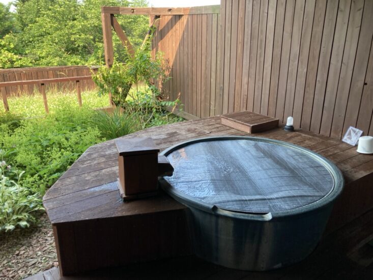 鶴雅リゾート網走和洋室客室露天風呂のイメージ