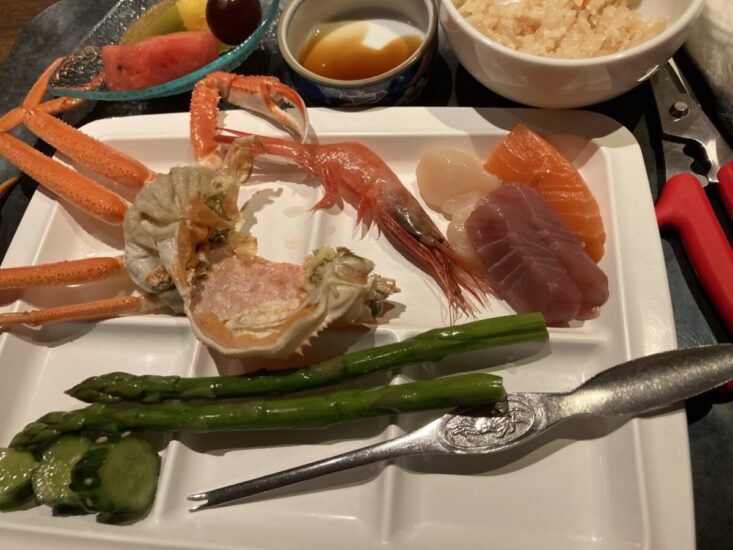 鶴雅リゾート網走ビュッフェの刺身のイメージ3