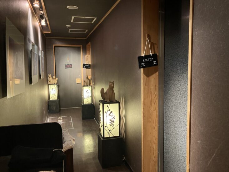 ラビスタ大雪山の貸切風呂前