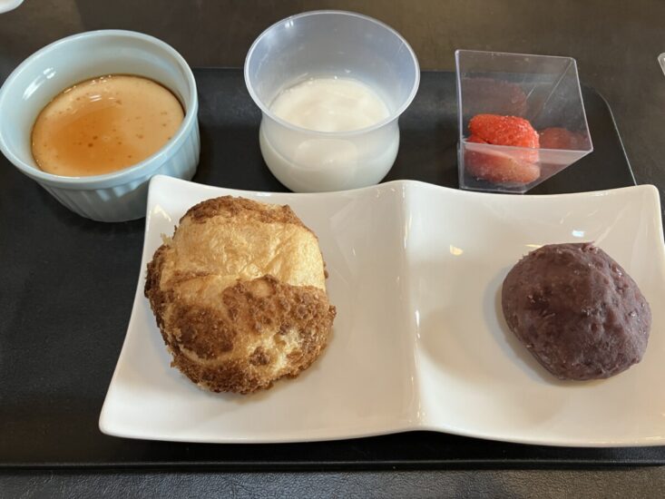朝食ビュッフェのデザート